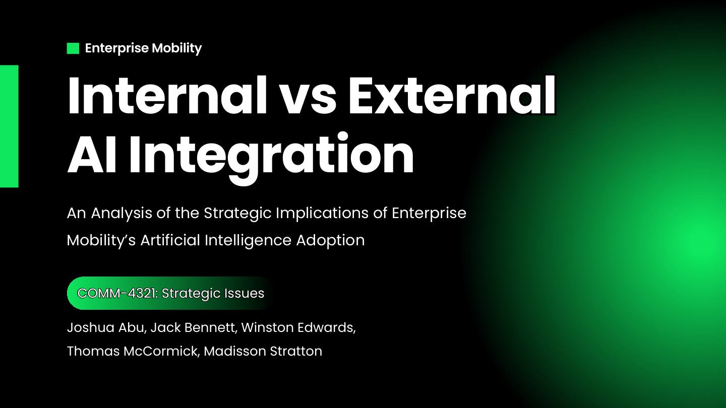 Enterprise Mobility presentation slide 1